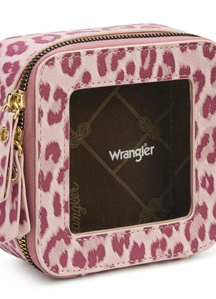 Wrangler Clear Makeup Bag Travel Cosmetic Bag Portable Make up Toiletry Organizer for Women