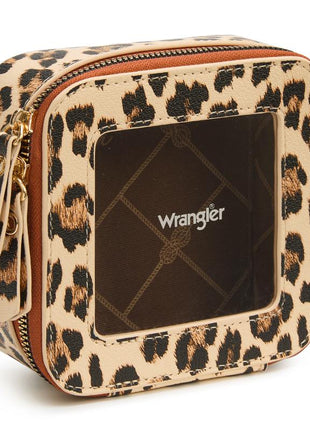 Wrangler Clear Makeup Bag Travel Cosmetic Bag Portable Make up Toiletry Organizer for Women